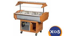 Salad bar, Ideal Inox,3xGN 1/1, nuc