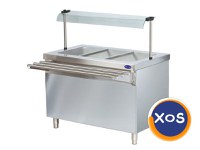 Salad bar linie autoservire, Ideal Inox, 3 GN 1/1 00001281 - 1