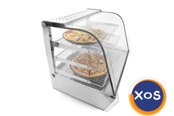 Vitrina calda cu 3 nivele, 160 l, Ideal Inox, 857x568x686 00064918