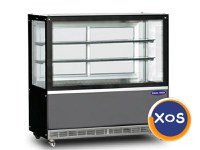 Vitrina calda expunere, Ideal Inox,1000x700x1300 - 1