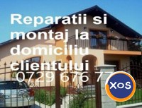 Reparații,montaj la domiciliu:Renovari,Confectii metalice,Sudura,etc - 1