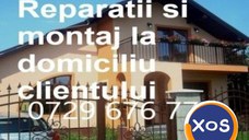 Reparații,montaj la domiciliu:Renovari,Confectii metalice,Sudura,etc