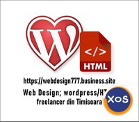 Web design cu freelancer din Timisoara in wordpress si HTML - 1