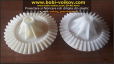Proiectare si fabricare roti dinţate din plastic