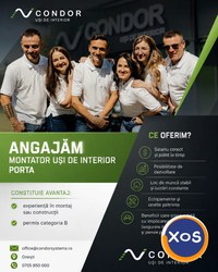 ANGAJĂM MONTATOR UȘI DE INTERIOR PORTA & MONTATOR TÂMPLĂRIE PVC - 1