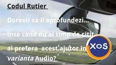 AUDIO Codul rutier și regulamentul sau de aplicare