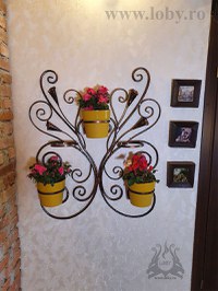 Suport de perete pentru cinci flori “Cale” - 1