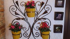 Suport de perete pentru cinci flori “Cale”