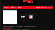 3 bilete saga pe 3 zile