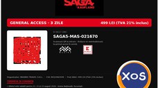 Vand 2 sau 3 bilete la Saga Festival - acces general 3 zile