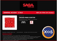 Vand 2 sau 3 bilete la Saga Festival - acces general 3 zile - 2