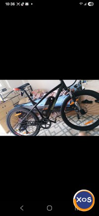 Bicicleta electrica si scaun de birou de piele - 1