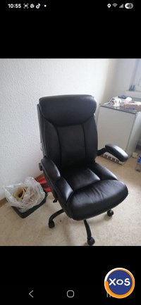 Bicicleta electrica si scaun de birou de piele - 3