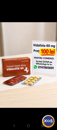 Pastile potenta Vidalista 60 mg - 1
