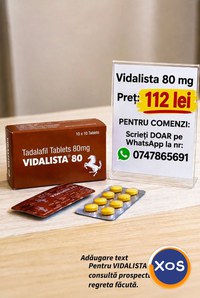 Pastile potenta Vidalista 80 mg - 1