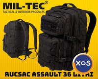 Rucsac Militar Mil-Tec 36L Negru Spațiu Confort Rezistență Garantate ! - 1