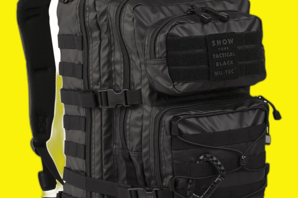 www.autenticshop.ro - RUCSAC MILITAR MILTEC TACTICAL Black Marime 36 L