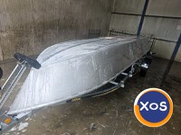 Vând barca de pescuit din aluminiu sudata 5m - 7